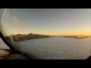 landing at queenstown airport