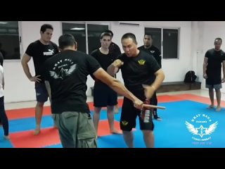 self defense techniques against an opponent with a stick