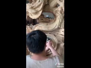 wood carving