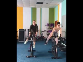 aerobics and exercise bike