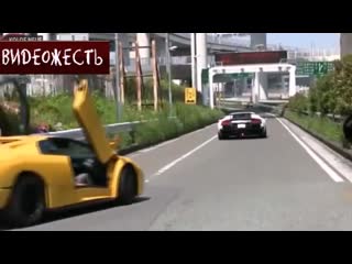 an idiot crashed a lamborghini