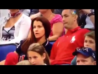 parents on the podium