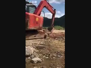 self excavator