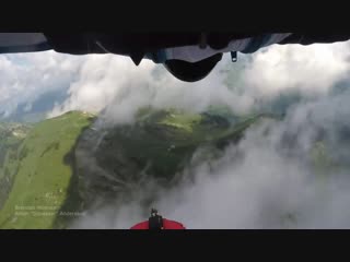 extreme wingsuit flight