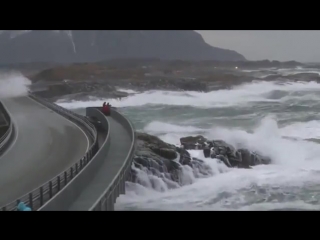 the highway in norway is impressive