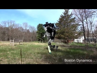 boston dynamics robot learns to run outdoors