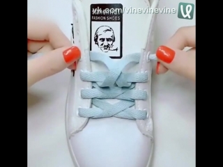 how to tie shoelaces in an original way