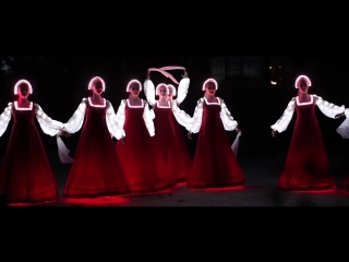 russian folk dance in siberia (led show)