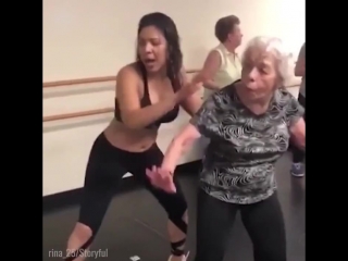 grandma learns to dance hip-hop