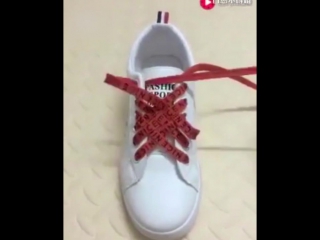 unusual ways to tie shoelaces