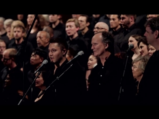 the choir perfectly imitates a thunderstorm