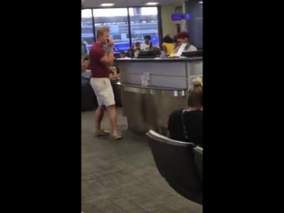 karaoke at the airport