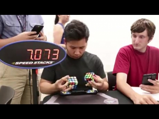 collect two rubik's cubes at once