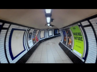 two artists glued footage of footage of the london underground