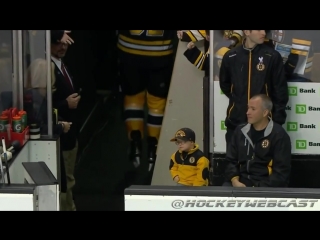 young fan greets his team