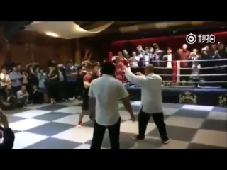 mma fighter knocked out tai chi master in 10 seconds © video