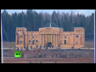 reconstruction of the capture of the reichstag in the moscow region, 2017 © video