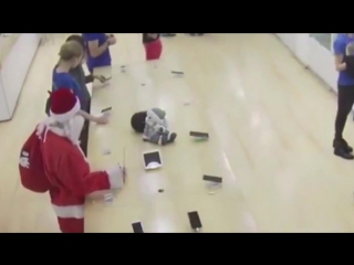 some kind of wrong santa claus © video