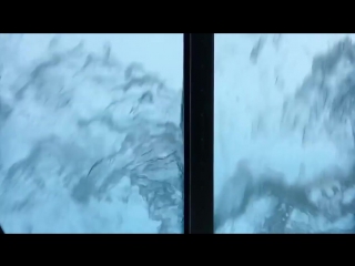 view during a storm from the room on the 3rd deck © video