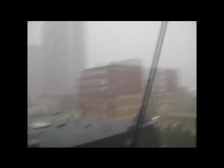 a siren wailing to warn chicagoans of an approaching tornado © video