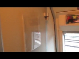 a compartment with a shower and a toilet in finland © video